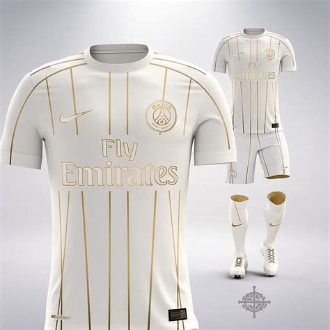 white and gold soccer jersey